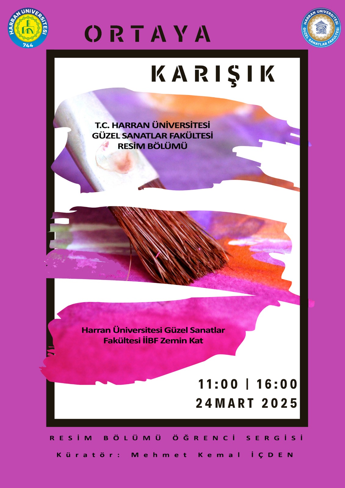 Akademik Başarı ve Ödül Töreni'nde Resim Bölümü Öğrencilerimizden Sergi!